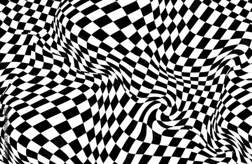 Abstract seamless chessboard pattern background