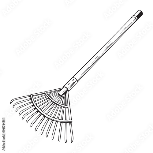 Agriculture Tools Clip Art Illustration