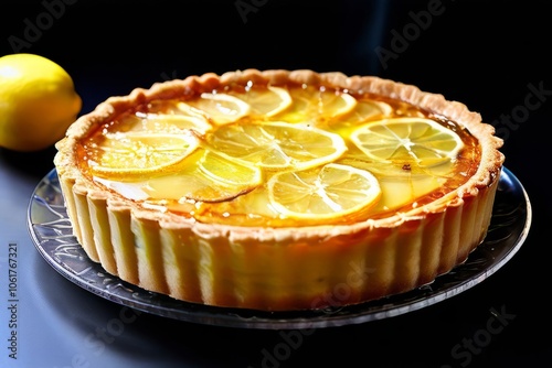 lemon tart hologram a captivating holographic display of a delic photo