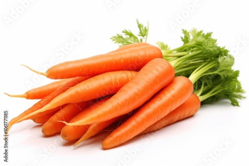 Carrot vegetable bunch plant.