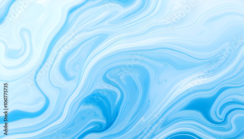 A close-up of a blue and white abstract art piece, with swirling patterns reminiscent of a gentle morning light isolated with white shades, png