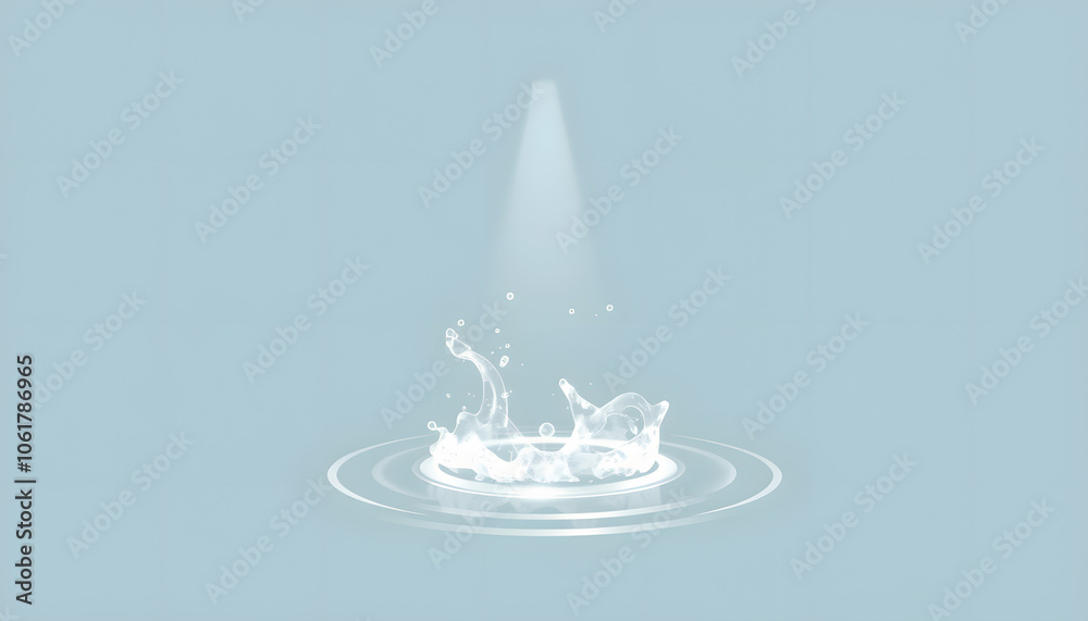 Fototapeta premium Disegno grafico acquerello persuasione. Empatia. Telepatia isolated with white highlights, png
