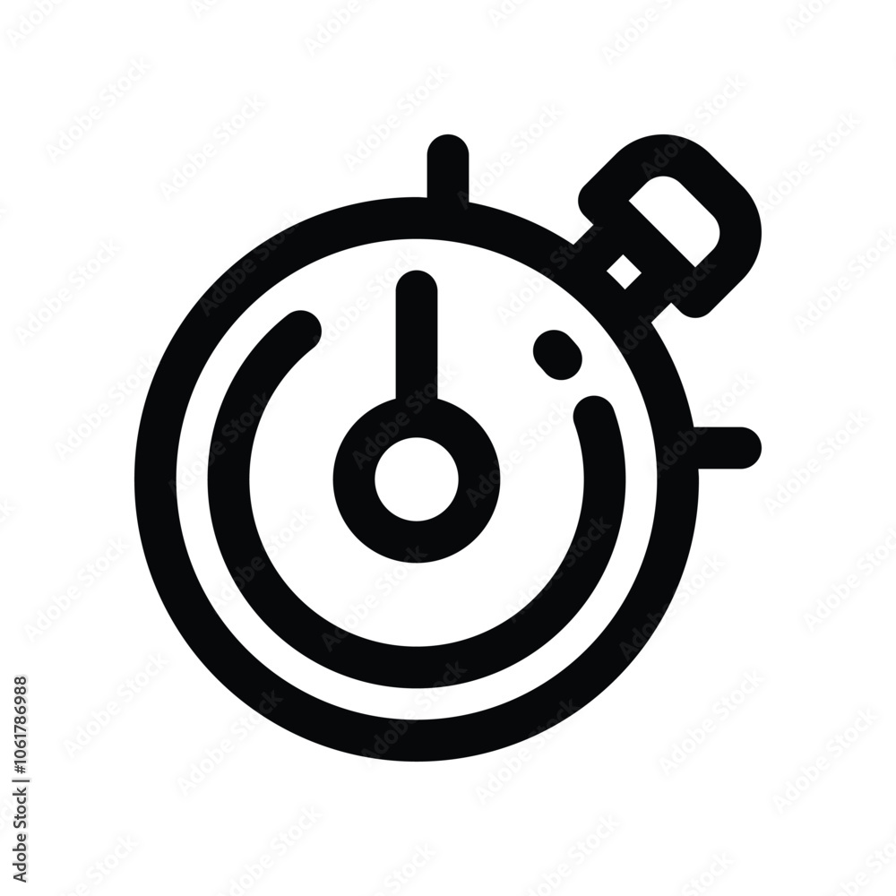 timer icon. vector line icon for your website, mobile, presentation, and logo design. timer icon. vector line icon for your website, mobile, presentation, and logo design.