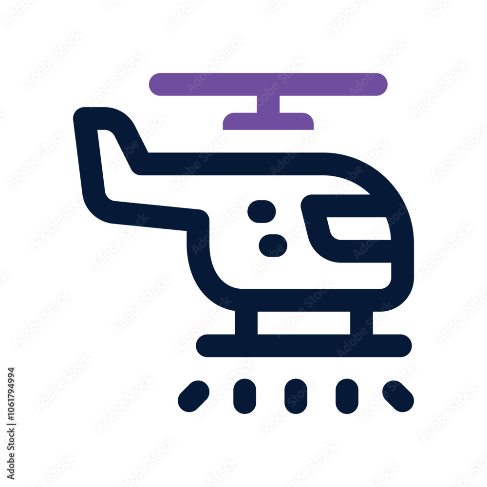 helicopter icon. vector dual tone icon for your website, mobile, presentation, and logo design. helicopter icon. vector dual tone icon for your website, mobile, presentation, and logo design.