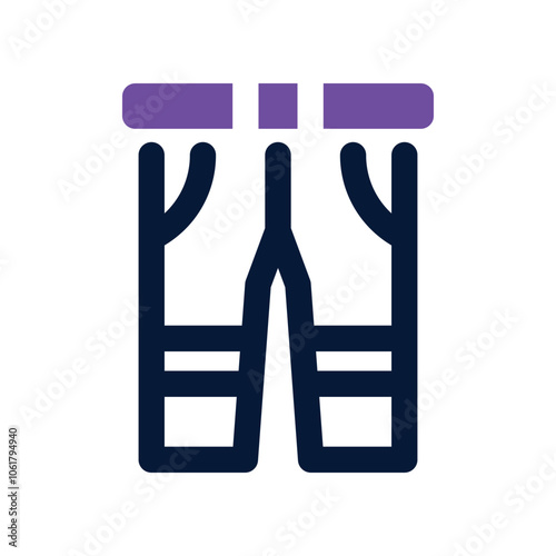 pants icon. vector dual tone icon for your website, mobile, presentation, and logo design.