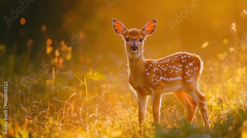 Fawn in Golden Light