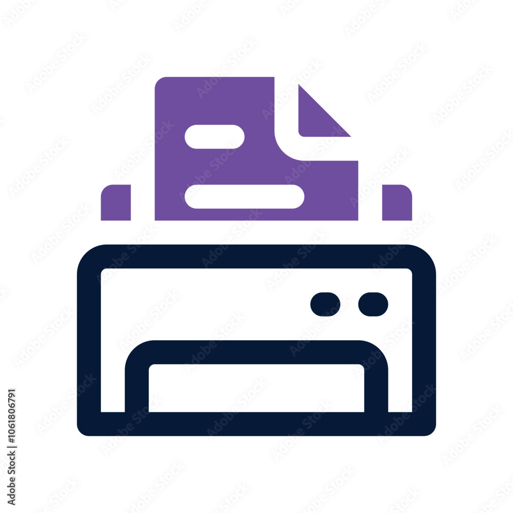 printer icon. vector dual tone icon for your website, mobile, presentation, and logo design. printer icon. vector dual tone icon for your website, mobile, presentation, and logo design.