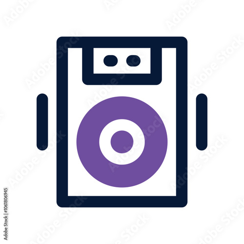 speaker icon. vector dual tone icon for your website, mobile, presentation, and logo design.