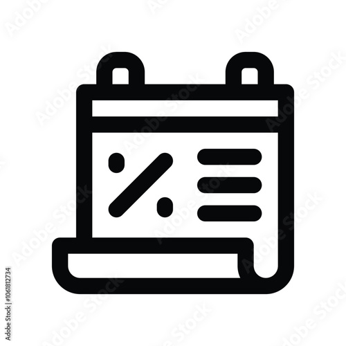 calendar icon. vector line icon for your website, mobile, presentation, and logo design.