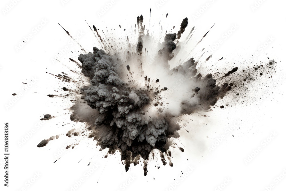 Explosion backgrounds white background splattered. Explosion backgrounds white background splattered.