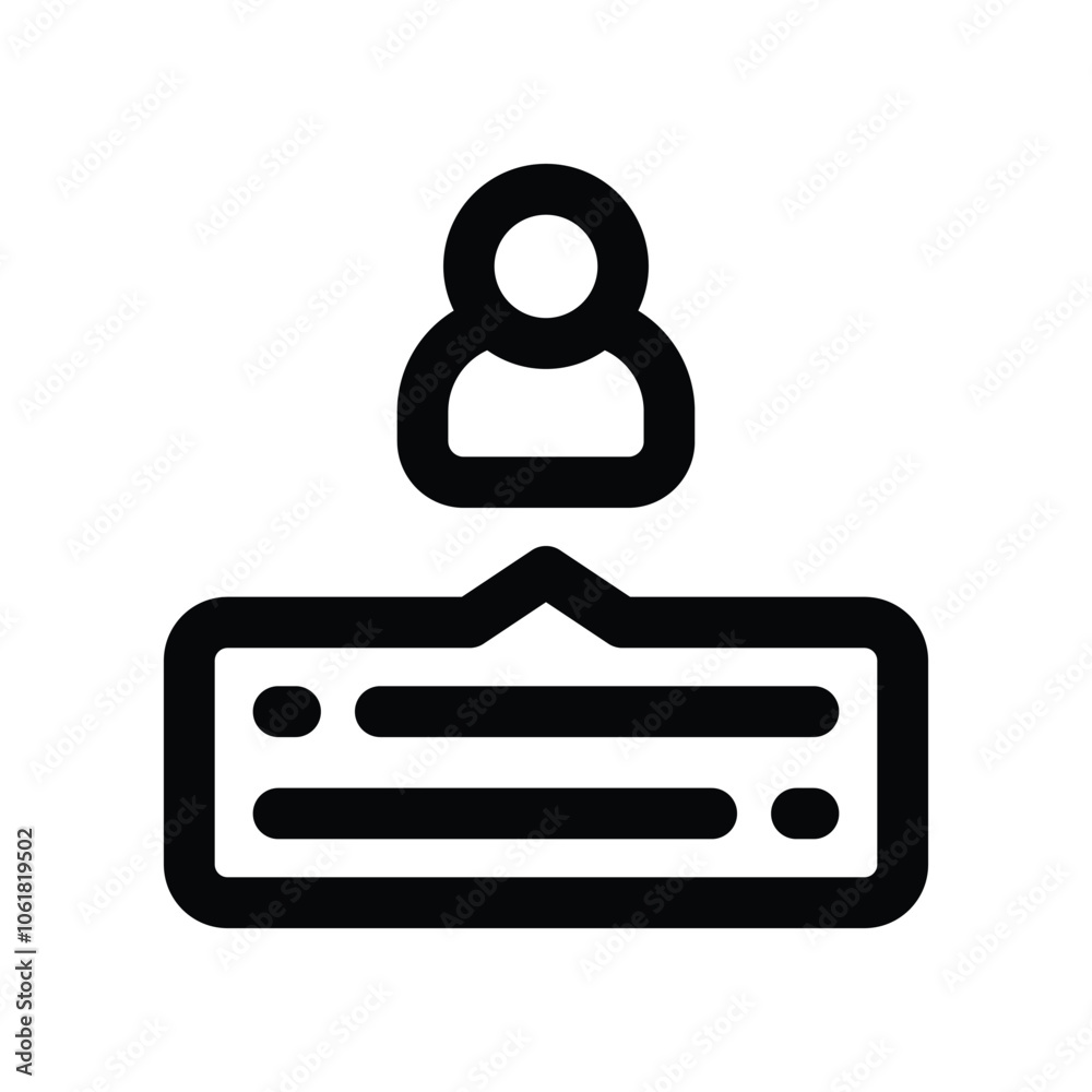 customer review icon. vector line icon for your website, mobile, presentation, and logo design. customer review icon. vector line icon for your website, mobile, presentation, and logo design.