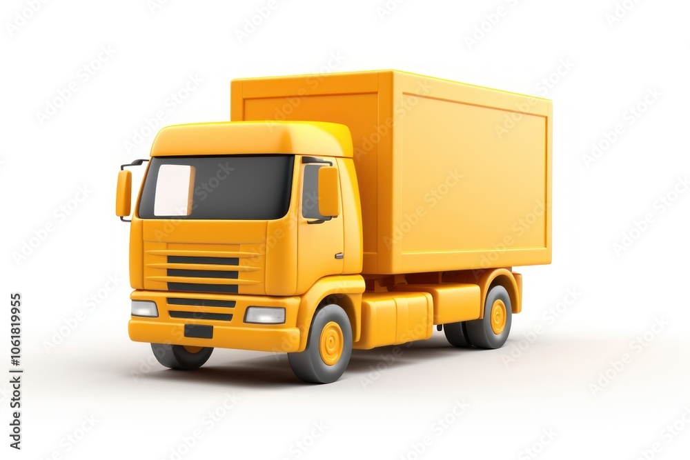 Cargo-truck vehicle white background transportation. Cargo-truck vehicle white background transportation.