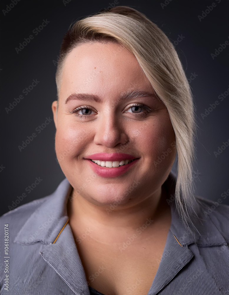 Studio Portrait of Happy Transgender Woman Smiling Studio Portrait of Happy Transgender Woman Smiling