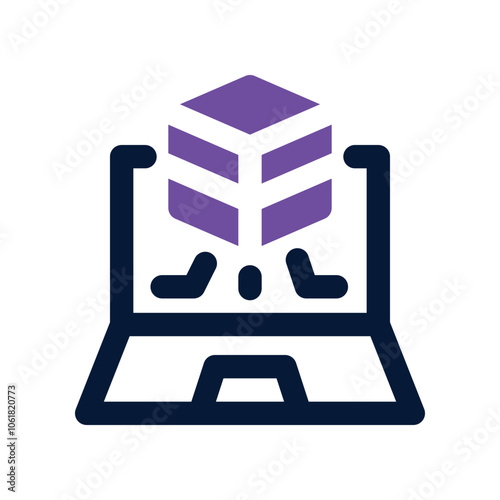 online shop icon. vector dual tone icon for your website, mobile, presentation, and logo design.