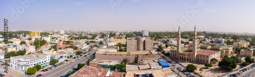 Nouakchott panorama, the capital of Mauritania in the Western Africa