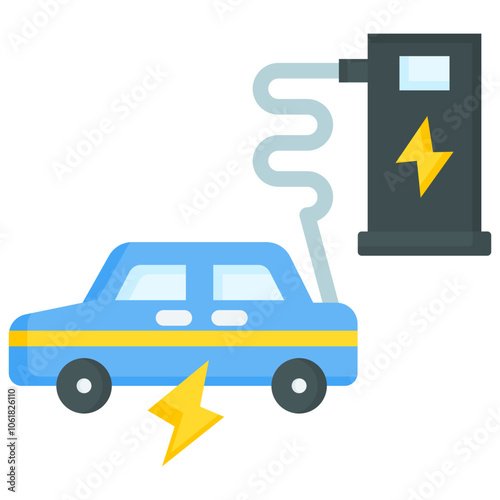 Electric Car Icon