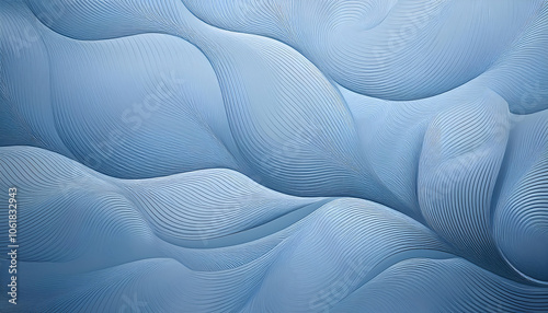 Subtle linear pattern of alternating thick and thin gray lines on a soft blue background, creating a balanced and elegant texture