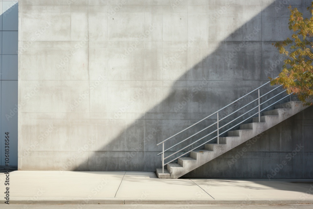 Fototapeta premium School building wall architecture.