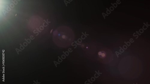 Throbbing pulsating natural solar spotlight lens flare [4K]