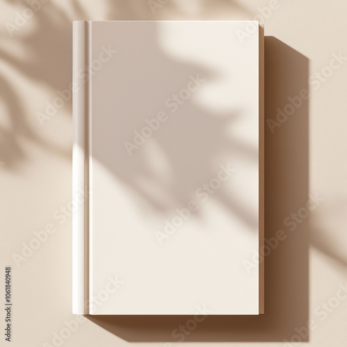 Blank Book Mockup, Blank Book cover Design, Print Ready, Digital Mockup, Custom Book Cove photo