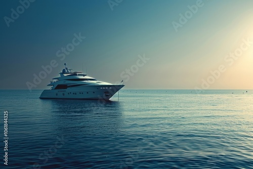 Yacht on the ocean transportation adventure outdoors.