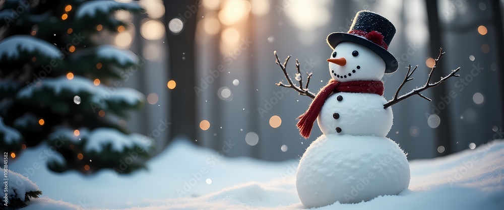 Obraz premium Snowman