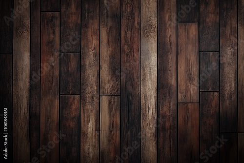 Seamless timber floor texture with natural wood grain patterns, displaying a variety of warm brown hues and knots for a realistic, continuous design.