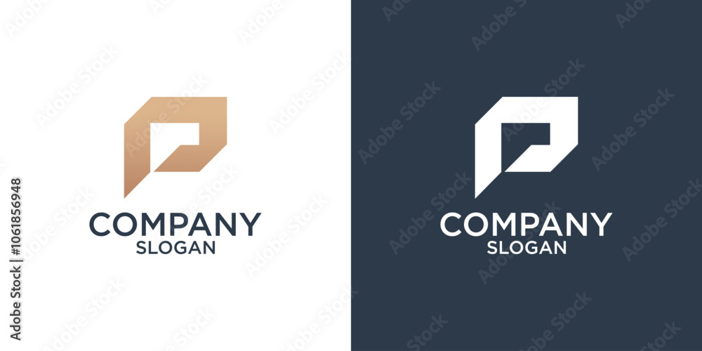 collection of letter p abstract monogram logo design vector collection of letter p abstract monogram logo design vector