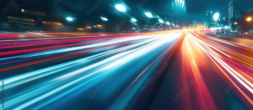 Cityscape Lights Trails Cityscape Lights Trails