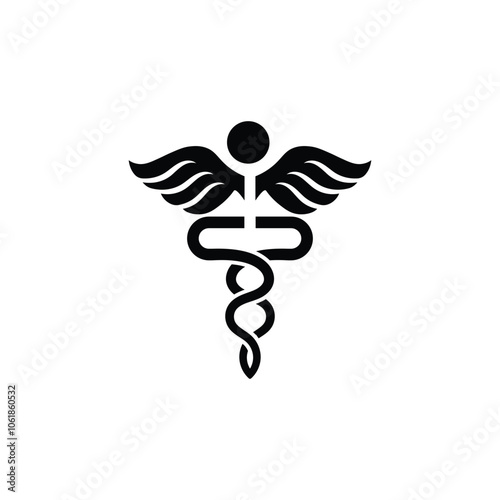 caduceus medical icon