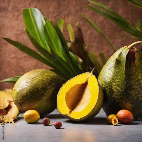 still life with fruits photo