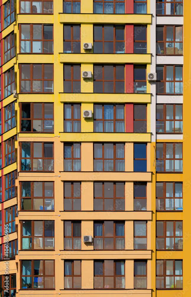 Texture of modern buildings, background for design. Elements of architectural decorations of buildings, modern windows, walls and balconies. Texture of modern buildings, background for design. Elements of architectural decorations of buildings, modern windows, walls and balconies.
