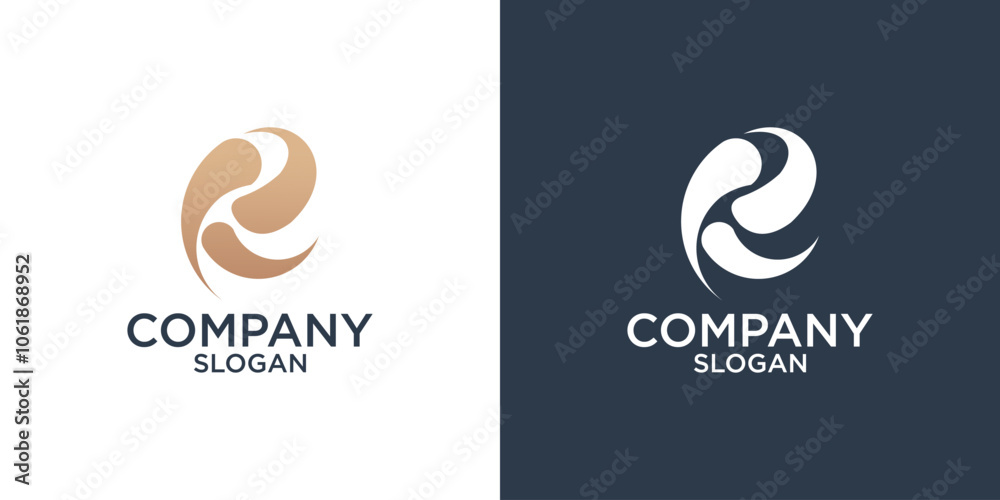 Obraz premium collection of letter R abstract monogram logo design vector