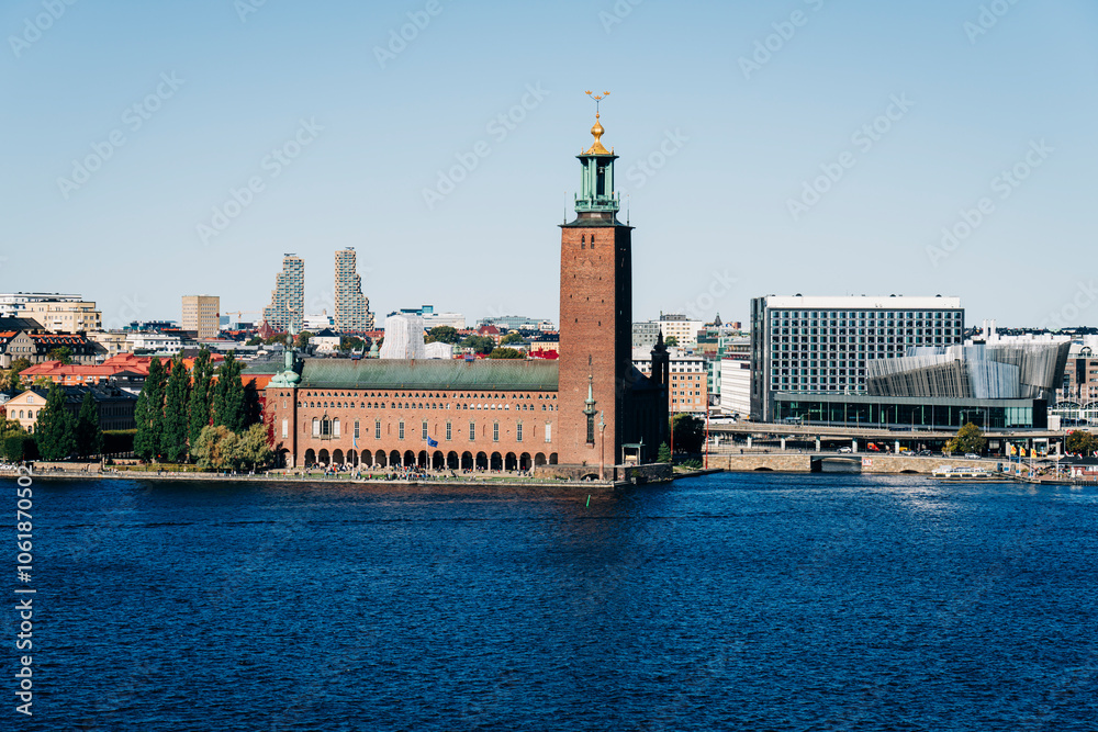 Stockholm Town hall - Nobel prizes are given here Stockholm Town hall - Nobel prizes are given here