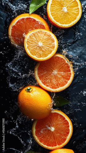 citrus fruits background