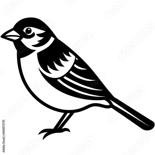 illustration of a clay colored sparrow  bird
