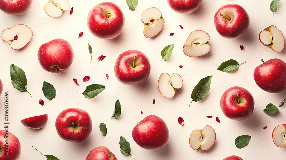 background with apples background with apples