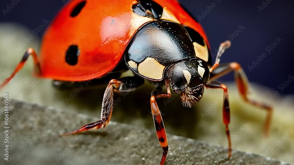 Ladybug Macro Video - generative ai, üretken yapay zeka