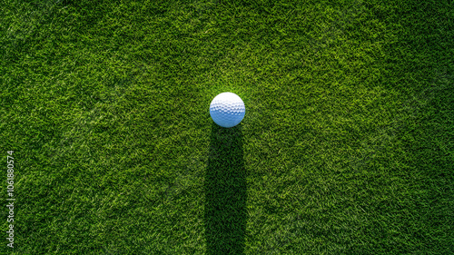 golf ball on green grass