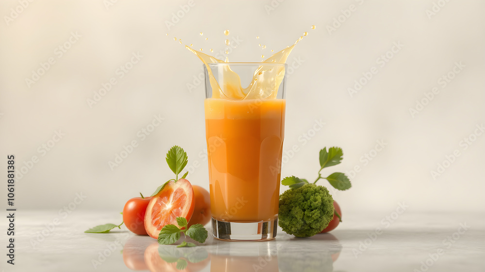 Fresh and healthy juice with white background. Fresh and healthy juice with white background.