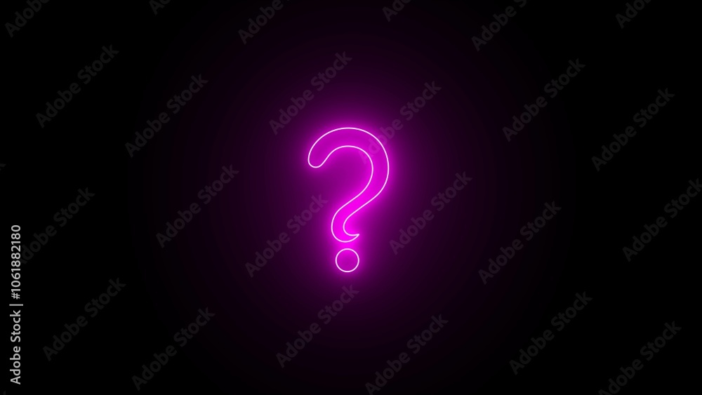 Neon blue question mark on a neon question mark hanging from a string, with a dark brick wall background-standard.Question Mark Red Neon Light On Black Wall.Neon sign in form of a question mark. Neon blue question mark on a neon question mark hanging from a string, with a dark brick wall background-standard.Question Mark Red Neon Light On Black Wall.Neon sign in form of a question mark.