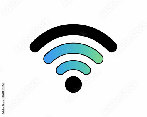 Wifi icon. Free wifi sign isolated icon. wi-fi network linear icon. signal sign and symbol. Public wifi area solid sign. Wifi icon wireless internet signal element flat symbol