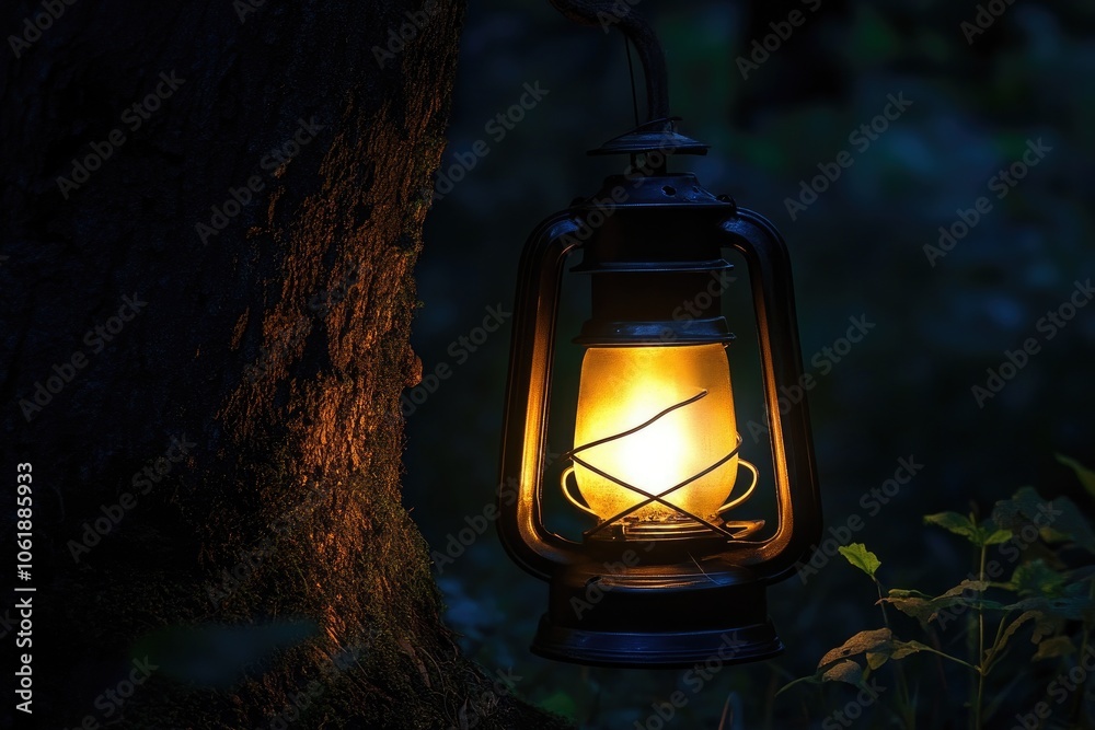 A Luminous Lantern Hanging in the Dark Forest A Luminous Lantern Hanging in the Dark Forest