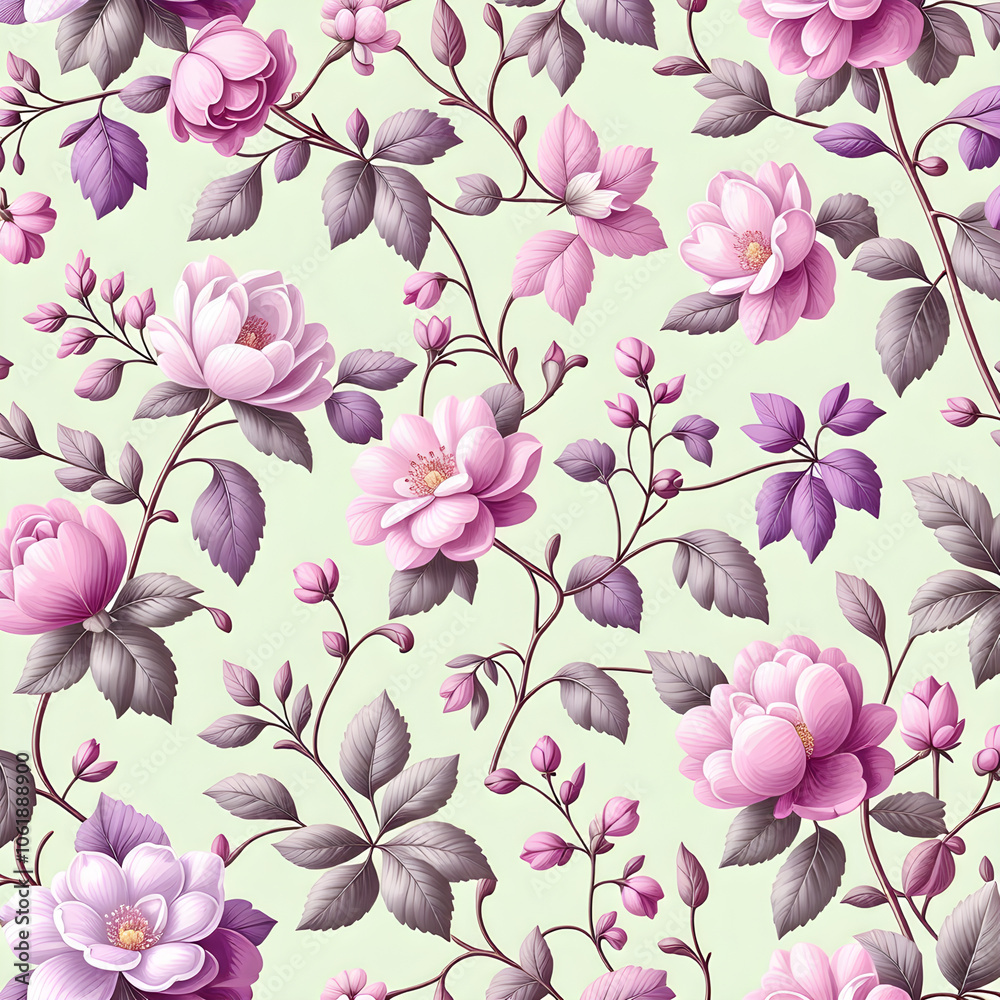 seamless pattern with flowers seamless pattern with flowers