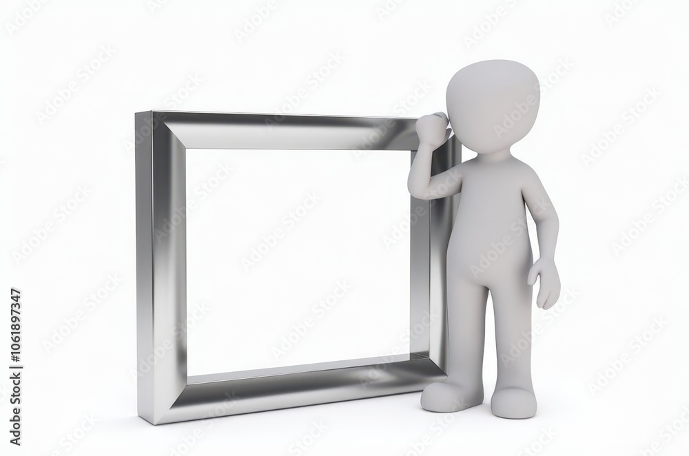 a man symbolizes thoughts, reflection, throwing a cloud of thoughts a man symbolizes thoughts, reflection, throwing a cloud of thoughts