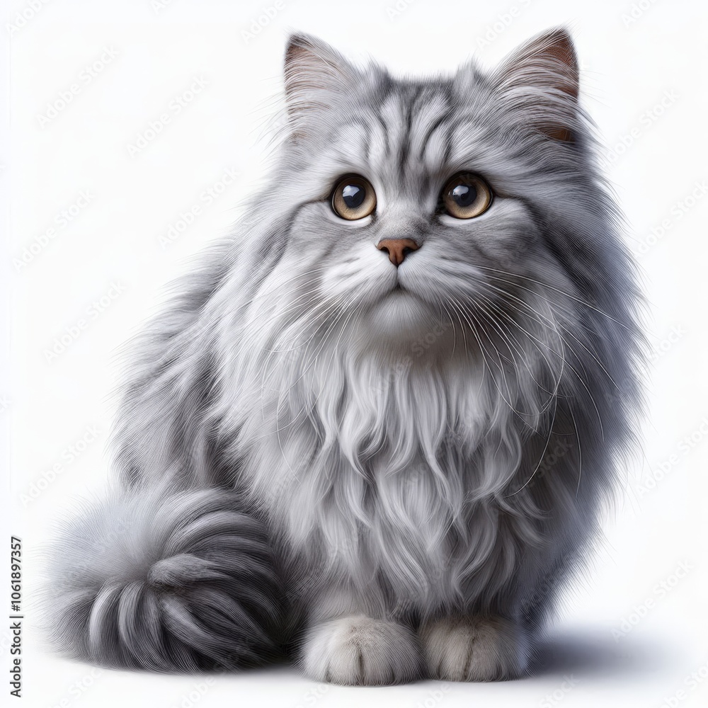 cat isolated on white cat isolated on white