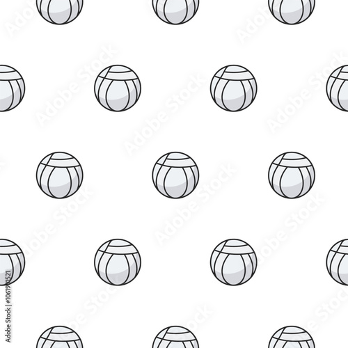 vector balls seamless pattern, repeated pattern background design