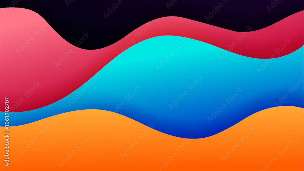 Fototapeta premium Premium vector background with soft gradient color on background. Eps 10