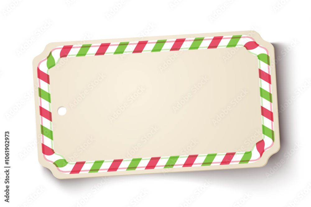 Vector white paper banner on old cardboard.