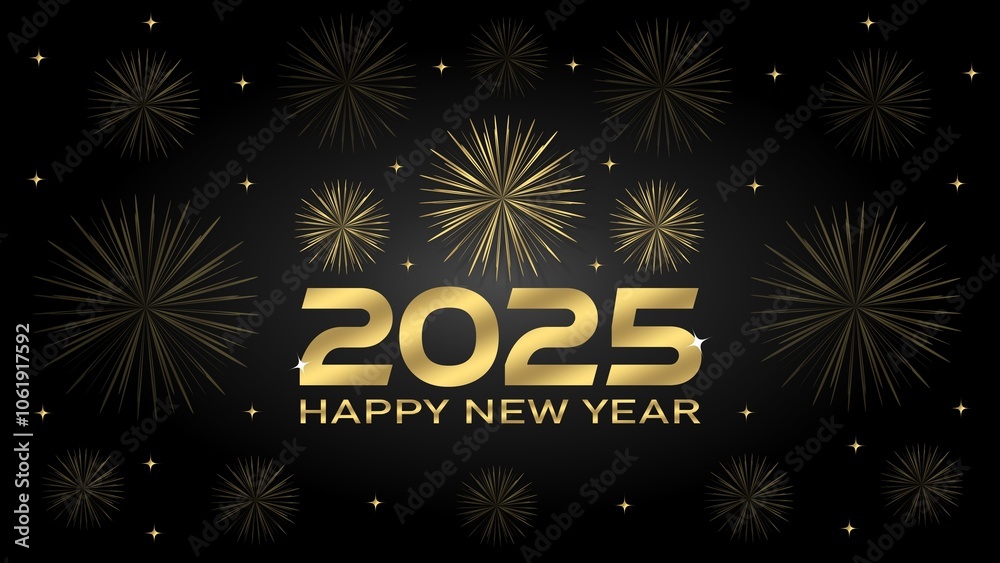2025 happy new year, golden style, 4K wallpaper for televisions or projector - graphics for new year party, new year's eve, ver 4 2025 happy new year, golden style, 4K wallpaper for televisions or projector - graphics for new year party, new year's eve, ver 4